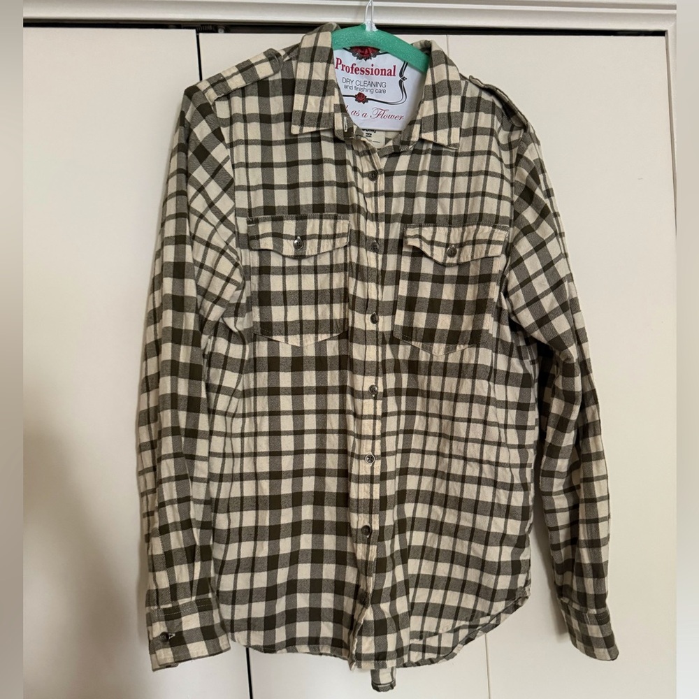 Billabong Olive Flannel